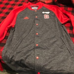 Adidas North Carolina State Button Up Jacket